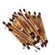 In Stock Double Sided Bamboo Handle Makeup  Brush With Logo Eyeshadow Blending Brushes