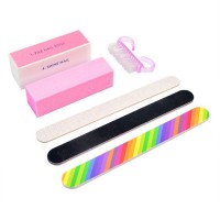 2020 Nail Salon  Block Sponge Claw brush Kit Customize Professional Buffer Nail File Set